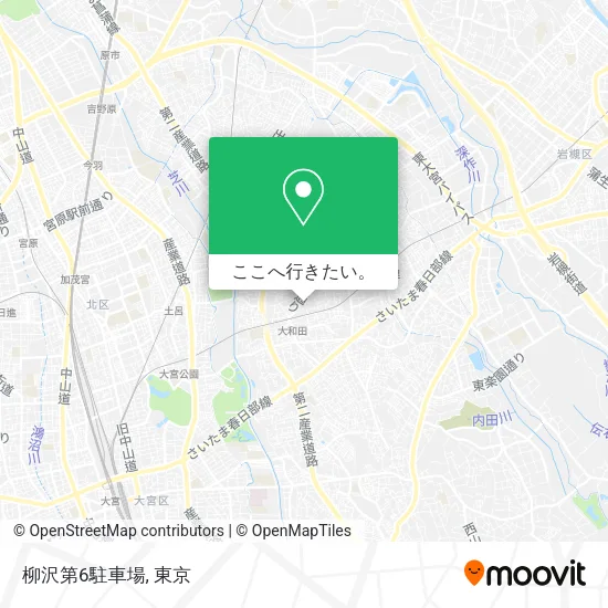 柳沢第6駐車場地図