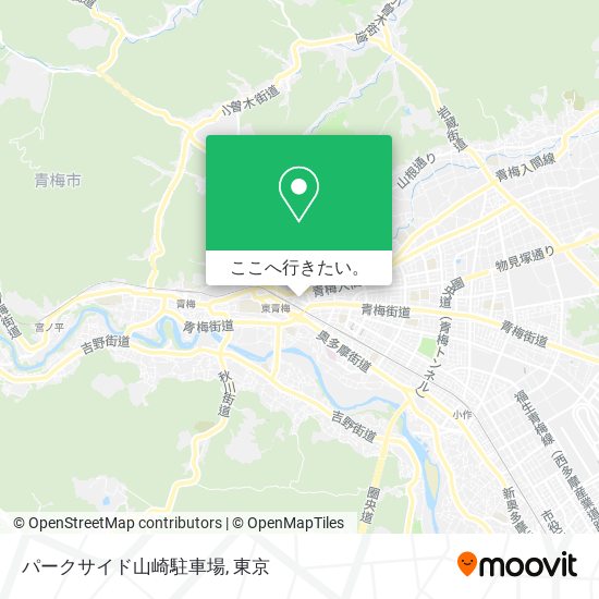 パークサイド山崎駐車場地図