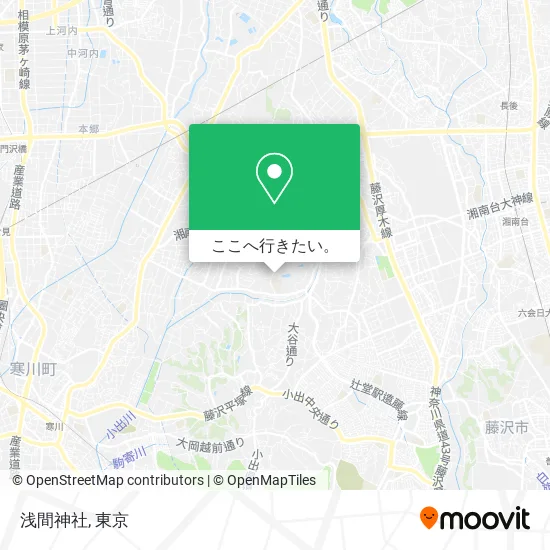 浅間神社地図