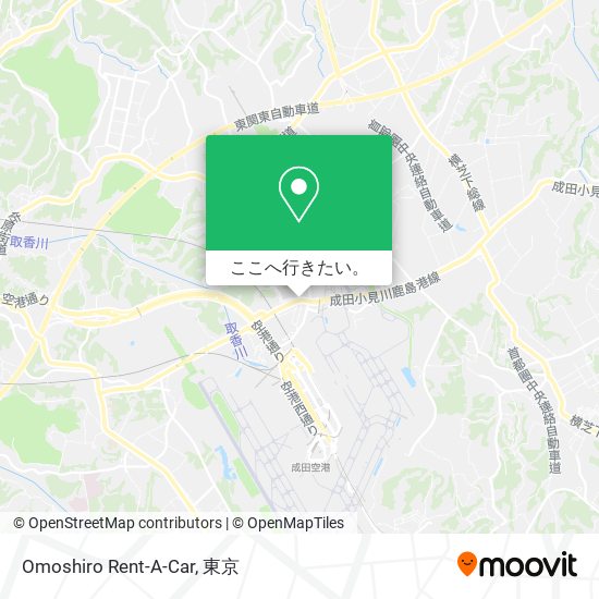 Omoshiro Rent-A-Car地図