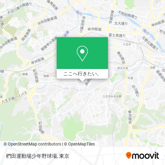 椚田運動場少年野球場地図