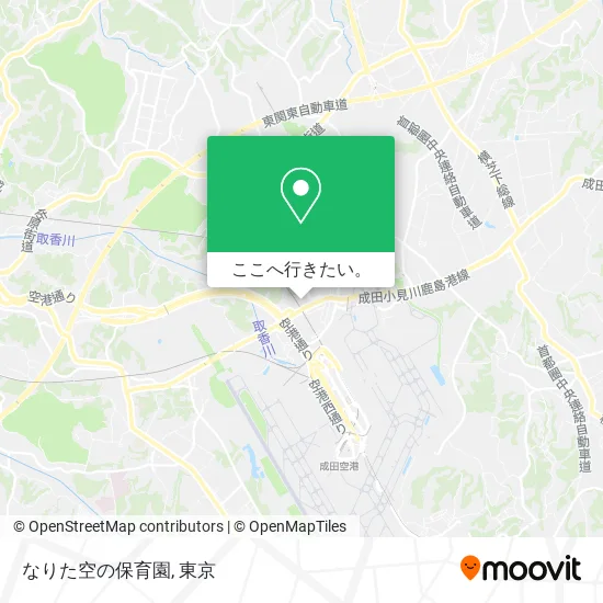 なりた空の保育園地図