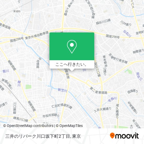 三井のリパーク川口坂下町2丁目地図