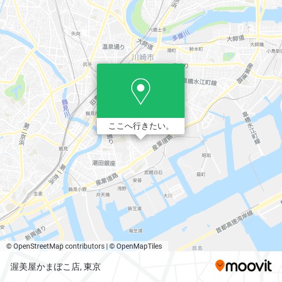 渥美屋かまぼこ店地図