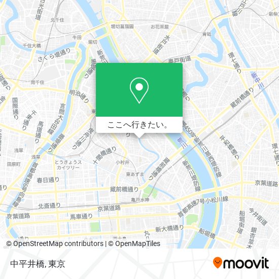 中平井橋地図
