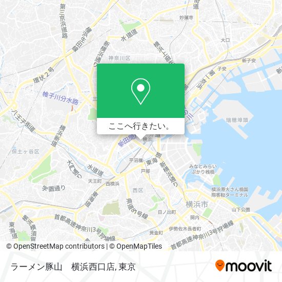 ラーメン豚山　横浜西口店地図