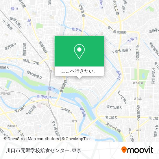川口市元郷学校給食センター地図