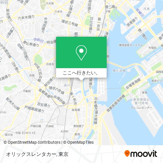 オリックスレンタカー地図