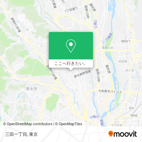 三田一丁目地図