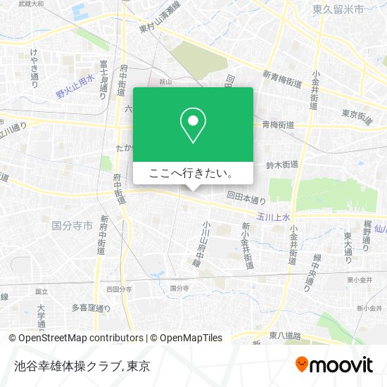 池谷幸雄体操クラブ地図