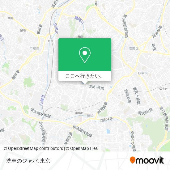 洗車のジャバ地図