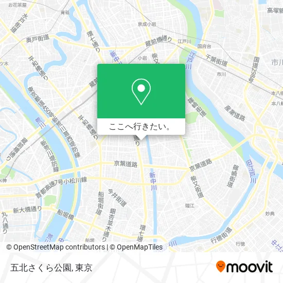 五北さくら公園地図