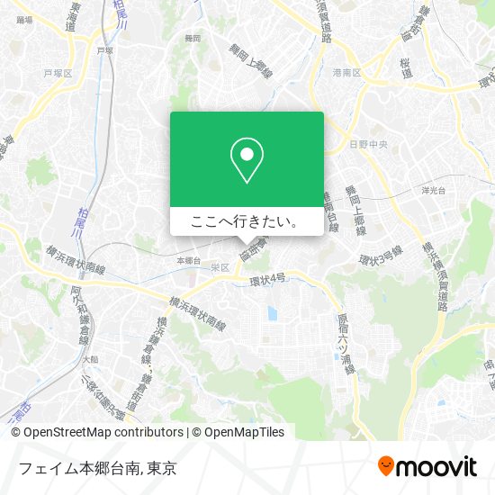 フェイム本郷台南地図