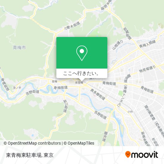 東青梅東駐車場地図