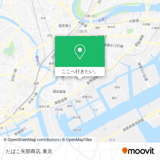 たばこ矢部商店地図