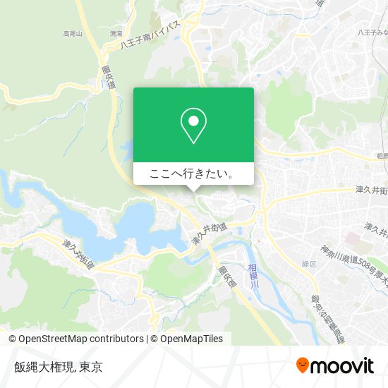 飯縄大権現地図