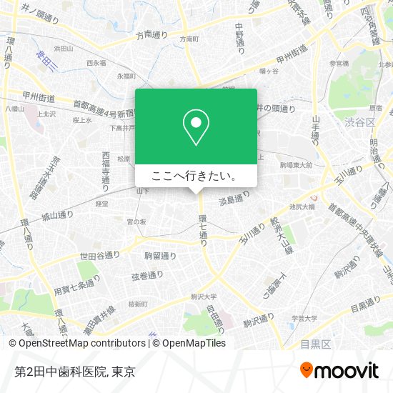 第2田中歯科医院地図