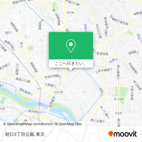 朝日3丁目公園地図