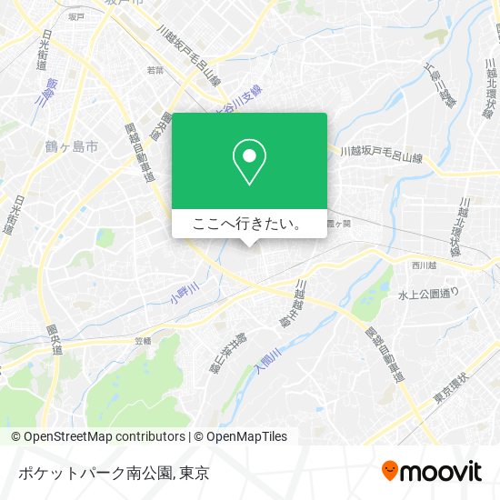 ポケットパーク南公園地図