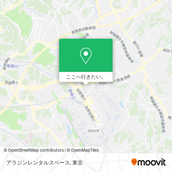 アラジンレンタルスペース地図