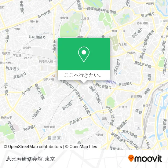 恵比寿研修会館地図