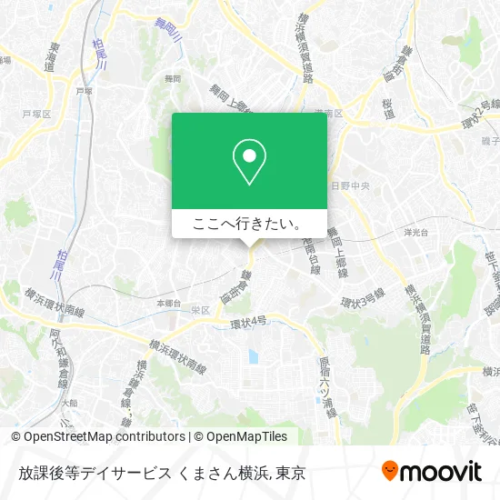 放課後等デイサービス くまさん横浜地図