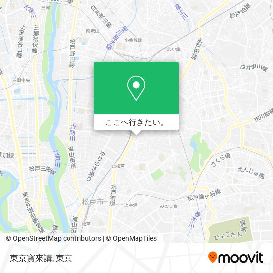 東京寶來講地図