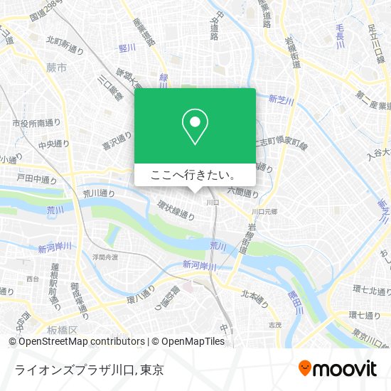 ライオンズプラザ川口地図