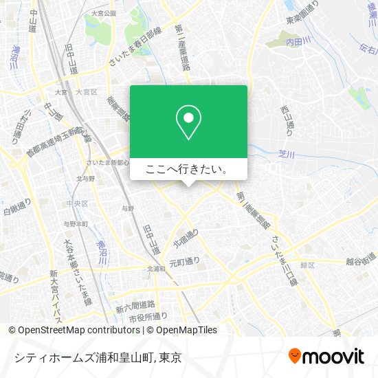 シティホームズ浦和皇山町地図