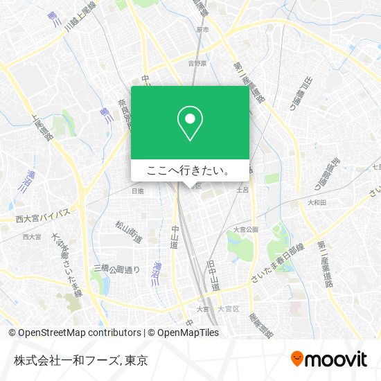 株式会社一和フーズ地図