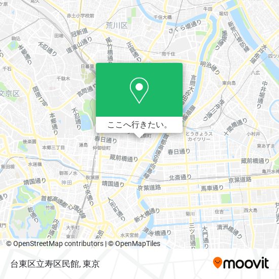 台東区立寿区民館地図