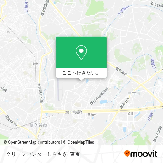 クリーンセンターしらさぎ地図