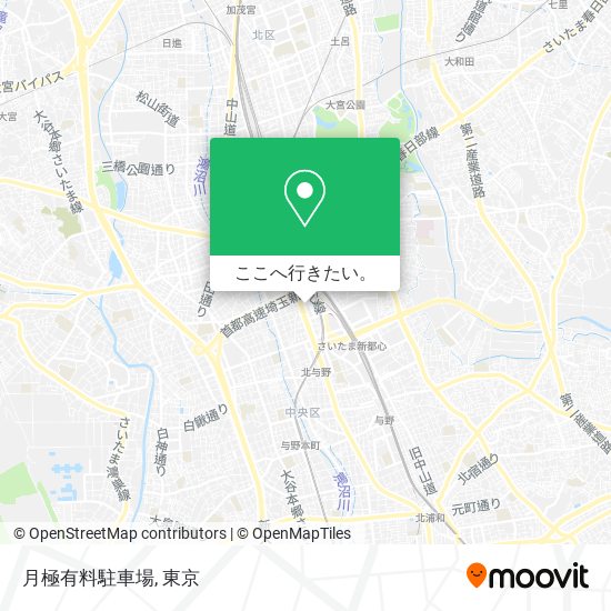 月極有料駐車場地図