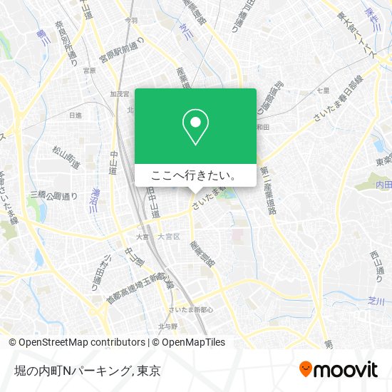 堀の内町Nパーキング地図