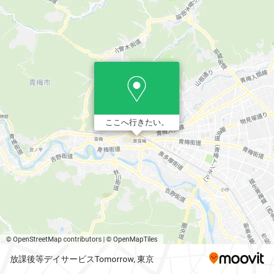 放課後等デイサービスTomorrow地図