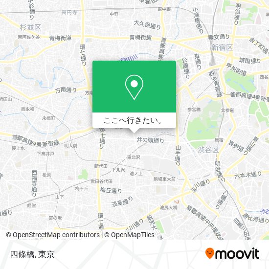 四條橋地図