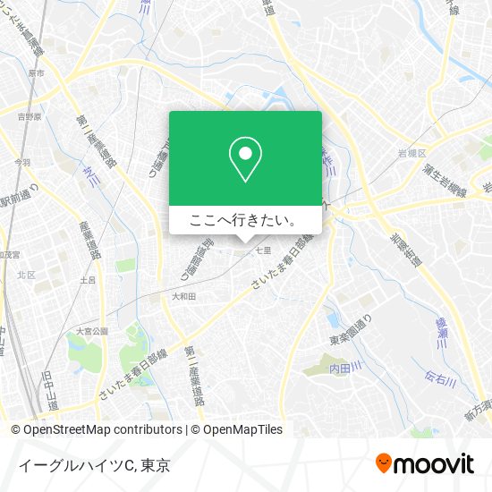 イーグルハイツC地図