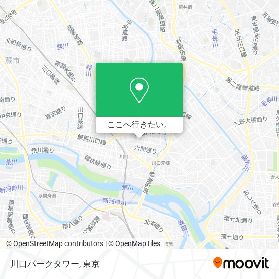 川口パークタワー地図