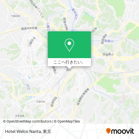 Hotel Welco Narita地図