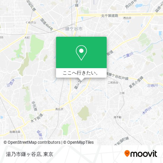 湯乃市鎌ヶ谷店地図