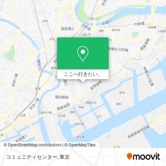 コミュニティセンター地図