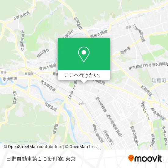 日野自動車第１０新町寮地図