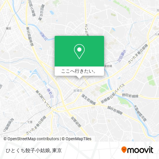 ひとくち餃子小姑娘地図