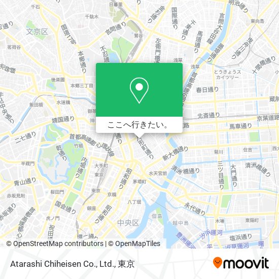 Atarashi Chiheisen Co., Ltd.地図