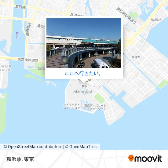 舞浜駅地図