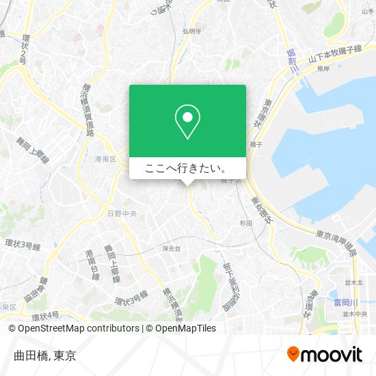 曲田橋地図
