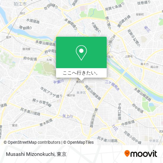 Musashi Mizonokuchi地図