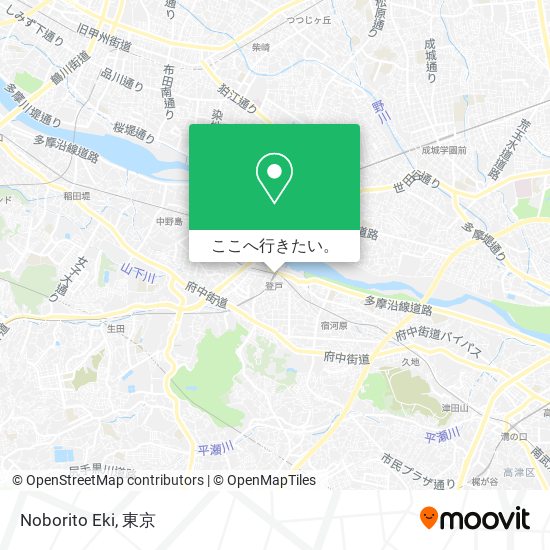 Noborito Eki地図