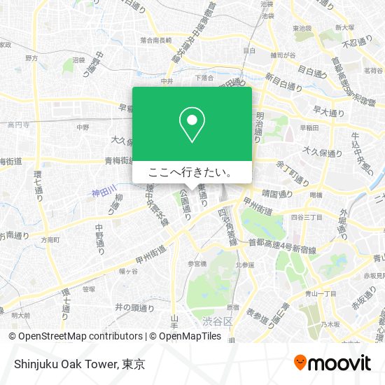 Shinjuku Oak Tower地図