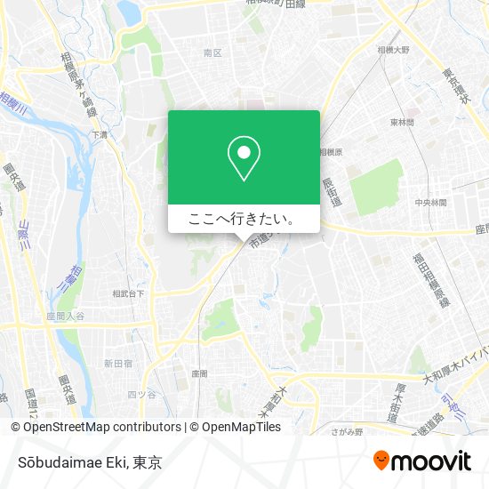 Sōbudaimae Eki地図